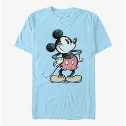 Deals 🎁 Disney Mickey Mouse Charcoal Sketch Mickey T-Shirt ⭐