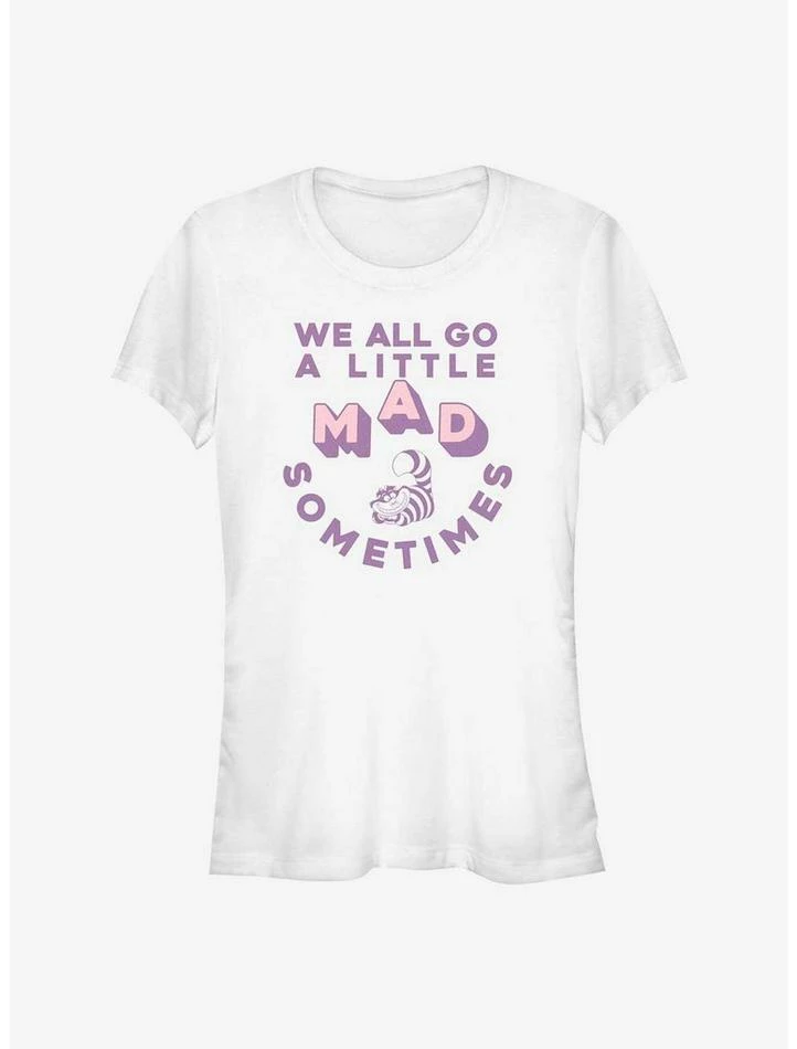 Flash Sale ✔️ Disney Alice In Wonderland A Little Mad Sometimes Girls T-Shirt 😀 1 Flash Sale ✔️ Disney Alice In Wonderland A Little Mad Sometimes Girls T-Shirt 😀