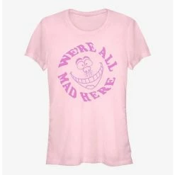 Brand new 🎉 Disney Alice In Wonderland Cheshire All Smiles Girls T-Shirt 👏