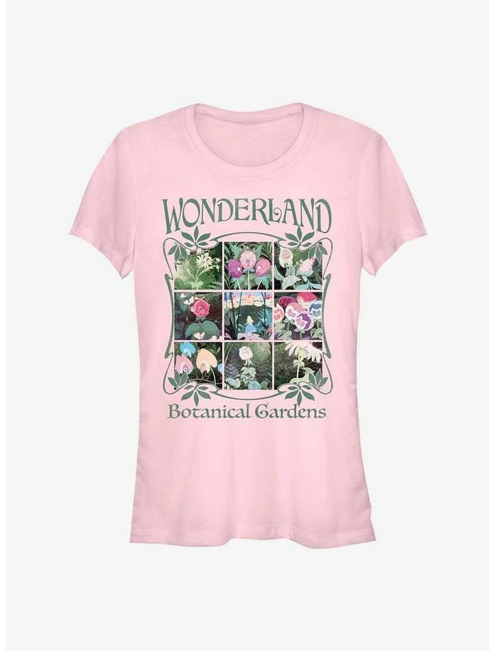 Hot Sale 🌟 Disney Alice In Wonderland Botanical Gardens Girls T-Shirt 🥰 1 Hot Sale 🌟 Disney Alice In Wonderland Botanical Gardens Girls T-Shirt 🥰