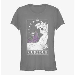 Promo ❤️ Disney Alice In Wonderland Curious Cosmic Cheshire Girls T-Shirt 🛒