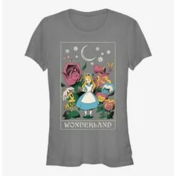 Hot Sale ⌛ Disney Alice In Wonderland Cosmic Card 🔔 Girls T-Shirt 💯