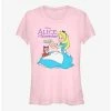Discount 👍 Disney Alice In Wonderland Dinah Flower Crown Girls T-Shirt 🎁
