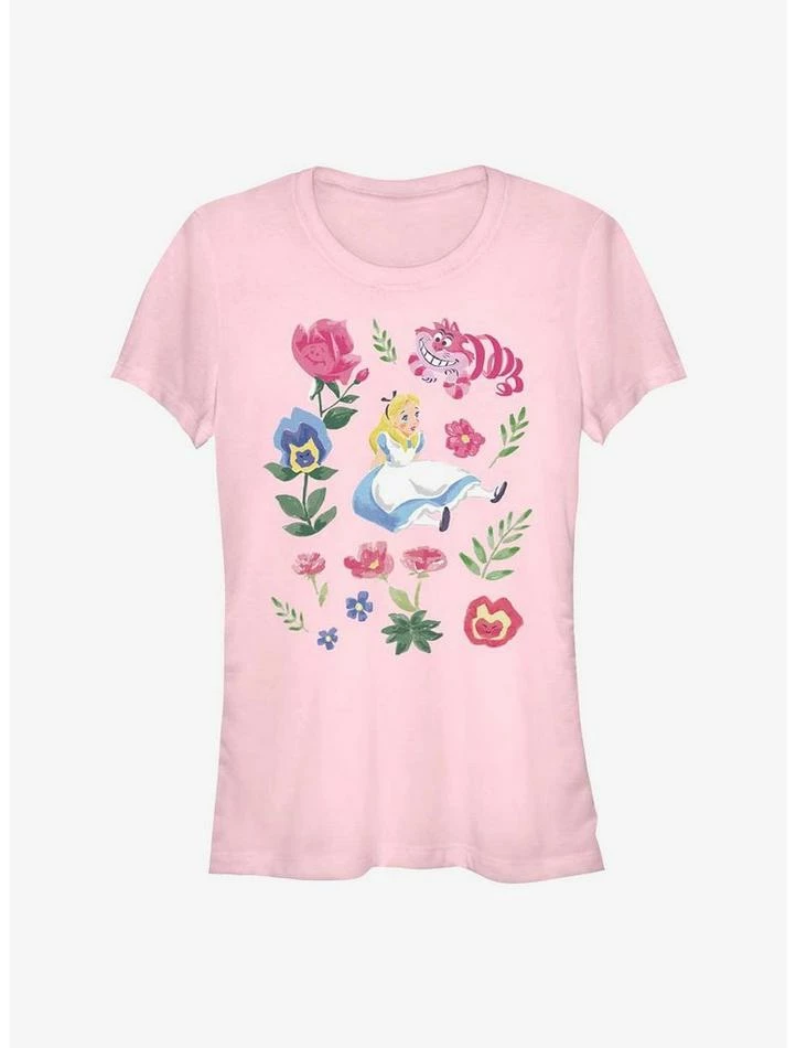 Buy ๐ Disney Alice In Wonderland Friends Flowers Girls T-Shirt โ 1 Buy ๐ Disney Alice In Wonderland Friends Flowers Girls T-Shirt โ
