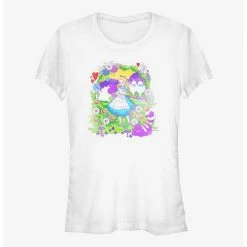 Hot Sale ⭐ Disney Alice In Wonderland Psychedelic Scene 🛒 Girls T-Shirt 🎉