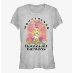 Outlet ⭐ Disney Alice In Wonderland Retro Botanical Garden Girls T-Shirt ⭐