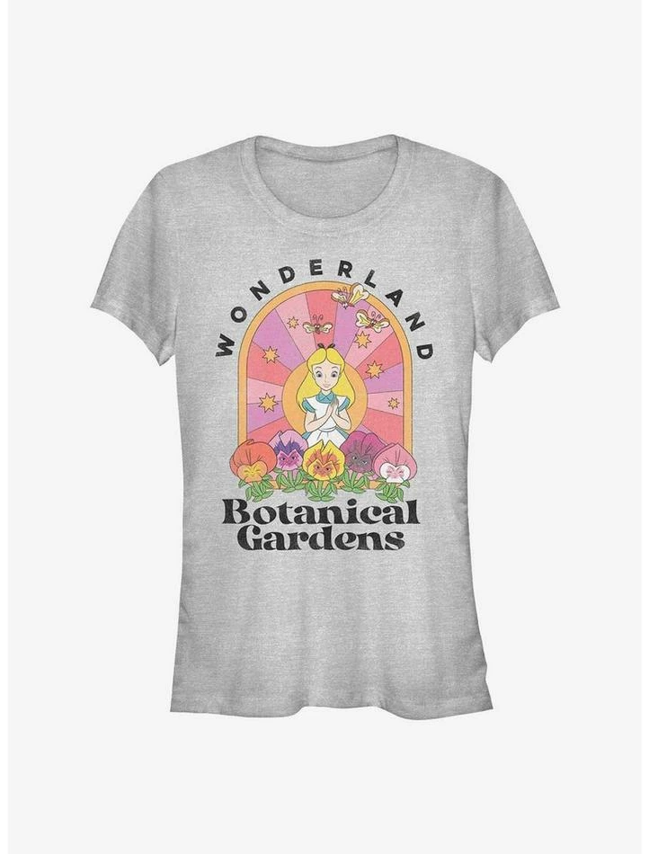 Outlet ⭐ Disney Alice In Wonderland Retro Botanical Garden Girls T-Shirt ⭐ 1 Outlet ⭐ Disney Alice In Wonderland Retro Botanical Garden Girls T-Shirt ⭐