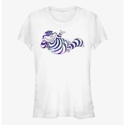 Discount 🌟 Disney Alice In Wonderland Space Cheshire Cat Girls T-Shirt 👏