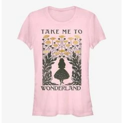 Best reviews of 🌟 Disney Alice In Wonderland Take Me To Wonderland 🥰 Girls T-Shirt ⌛