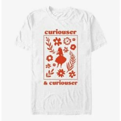 Flash Sale ❤️ Disney Alice In Wonderland Curiouser and Curiouser T-Shirt ⌛