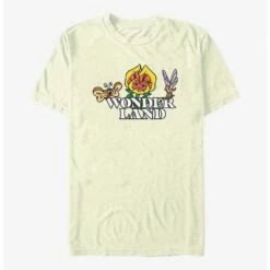 Flash Sale 👏 Disney Alice In Wonderland Flower Logo T-Shirt 😀