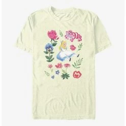 Wholesale ⭐ Disney Alice In Wonderland Friends Flowers T-Shirt 🔔