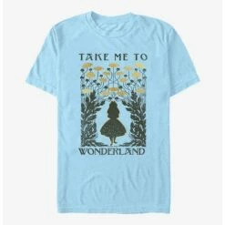 Buy 💯 Disney Alice In Wonderland Take Me To Wonderland T-Shirt ❤️