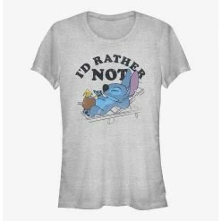Deals ❤️ Disney Lilo & Stitch I'd Rather Not ⌛ Girls T-Shirt 🤩