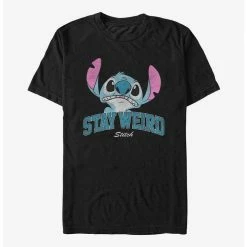 Promo 😍 Disney Lilo & Stitch Stay Weird T-Shirt 💯