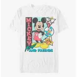 Outlet ❤️ Disney Mickey Mouse Retro Friends T-Shirt ⭐