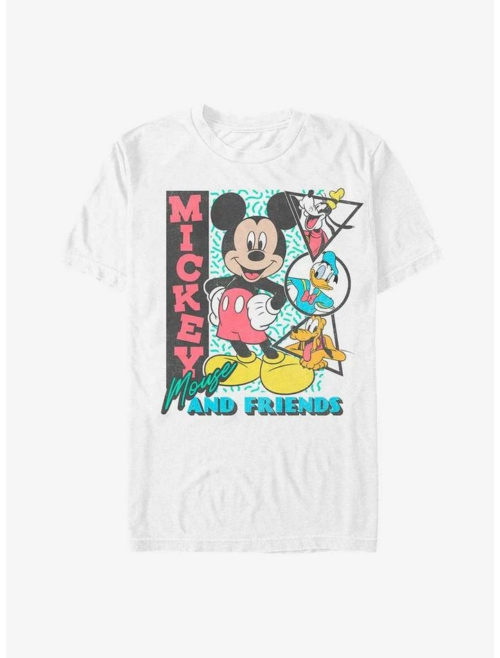 Outlet ❤️ Disney Mickey Mouse Retro Friends T-Shirt ⭐ 1 Outlet ❤️ Disney Mickey Mouse Retro Friends T-Shirt ⭐