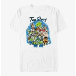 New ⌛ Disney Pixar Toy Story Airbrush Toys T-Shirt 🔥