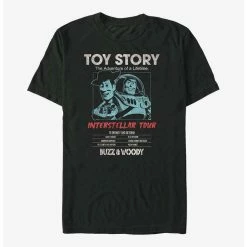 Top 10 😀 Disney Pixar Toy Story Buzz & Woody Interstellar Tour Poster T-Shirt ⌛