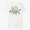 Brand new ❤️ Disney Pixar Toy Story Vintage Buzz, Rex, and Woody Run T-Shirt ⌛