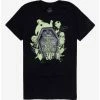 Budget 😀 The Nightmare Before Christmas 30th Anniversary Glow-In-The-Dark Tombstone T-Shirt Hot Topic Exclusive 👏