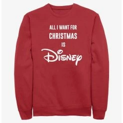 Coupon 👍 Disney Channel All I Want Is Disney Sweatshirt 💯