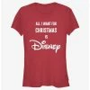 Best Pirce ⭐ Disney Channel All I Want Is Disney Girls T-Shirt 😍