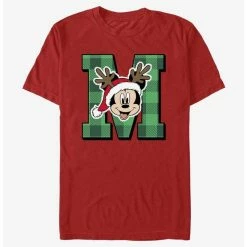 Brand new ⌛ Disney Mickey Mouse Festive Antlers T-Shirt ✨