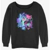 Best Sale 😀 Disney Alice In Wonderland Chaos Wonderland Girls Slouchy Sweatshirt ⌛