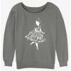 Outlet 🥰 Disney Alice In Wonderland Not Alice Girls Slouchy Sweatshirt 🔔