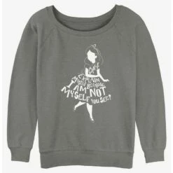 Outlet 🥰 Disney Alice In Wonderland Not Alice Girls Slouchy Sweatshirt 🔔