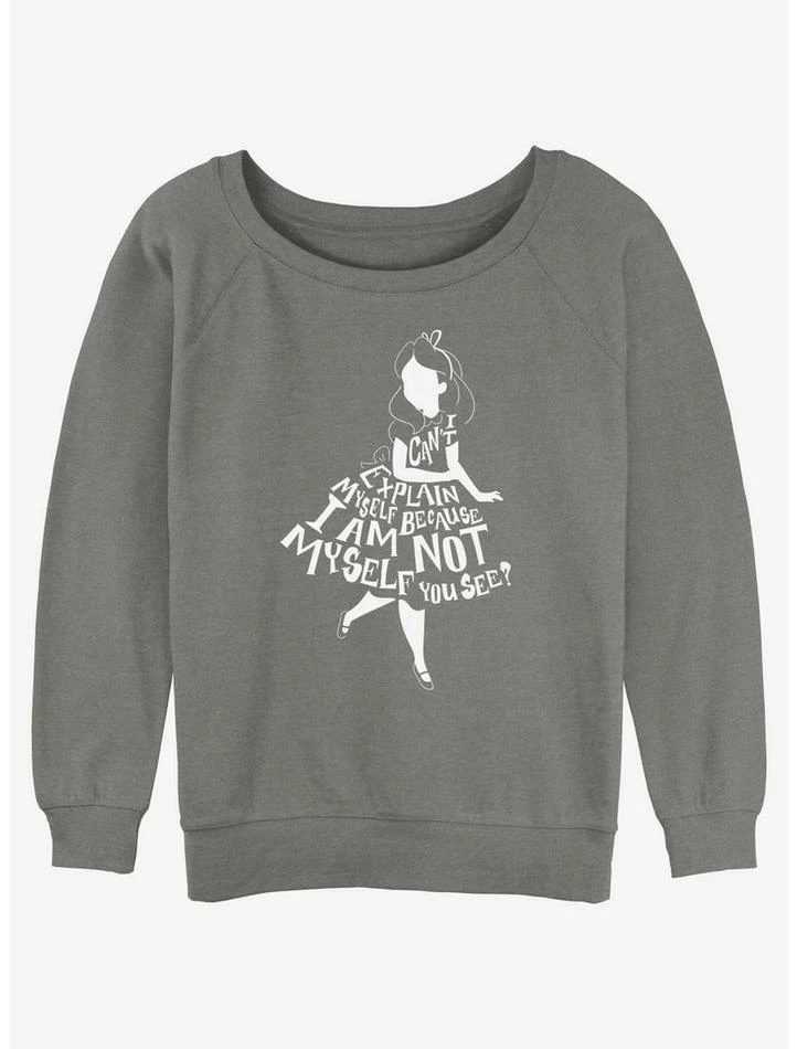 Outlet π₯° Disney Alice In Wonderland Not Alice Girls Slouchy Sweatshirt π 1 Outlet π₯° Disney Alice In Wonderland Not Alice Girls Slouchy Sweatshirt π