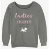 Best deal 🔥 Disney The Aristocats Ladies Finish Fights 🤩 Girls Slouchy Sweatshirt ⌛