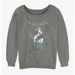 Best deal ❤️ Disney Tinker Bell Pixie Dust Girls Slouchy Sweatshirt 😉