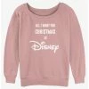 Top 10 ✨ Disney All I Want Is Disney ✔️ Girls Slouchy Sweatshirt 🔥