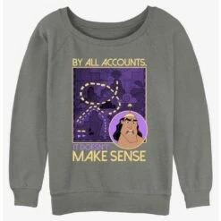 Top 10 😍 Disney The Emperor's New Groove Kronk Doesn't Make Sense Girls Slouchy Sweatshirt ⌛