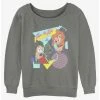 Flash Sale 🤩 Disney Goofy Eye To Eye 80's Girls Slouchy Sweatshirt ✔️