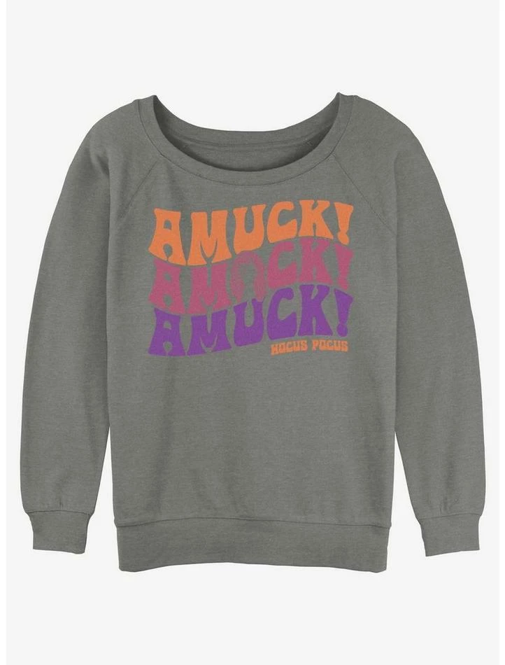 Hot Sale βοΈ Disney Hocus Pocus Amuck Girls Slouchy Sweatshirt π 1 Hot Sale βοΈ Disney Hocus Pocus Amuck Girls Slouchy Sweatshirt π