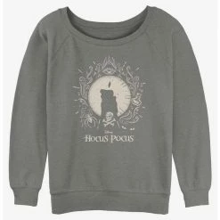 Brand new 🥰 Disney Hocus Pocus Black Flame 😍 Girls Slouchy Sweatshirt ✔️