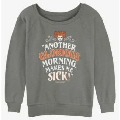 Brand new ❤️ Disney Hocus Pocus Winnie Another Glorious Morning 🎁 Girls Slouchy Sweatshirt 😉