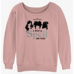 Best reviews of 😍 Disney Hocus Pocus Hair Silhouette Spell Girls Slouchy Sweatshirt 🎁