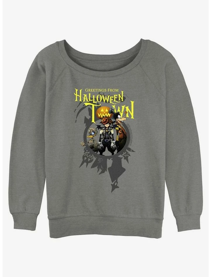 Top 10 π Disney Kingdom Hearts Greetings From Halloween Town Girls Slouchy Sweatshirt π€© 1 Top 10 π Disney Kingdom Hearts Greetings From Halloween Town Girls Slouchy Sweatshirt π€©