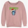 Best reviews of 🎁 Disney Lilo & Stitch Naughty Stitch 🔥 Girls Slouchy Sweatshirt ❤️