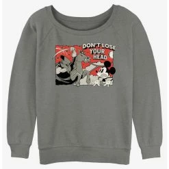 Cheap ⭐ Disney Mickey Mouse Headless Horseman ✔️ Girls Slouchy Sweatshirt ✨