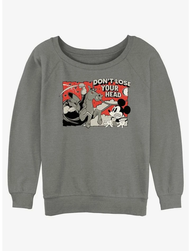 Cheap ⭐ Disney Mickey Mouse Headless Horseman ✔️ Girls Slouchy Sweatshirt ✨ 1 Cheap ⭐ Disney Mickey Mouse Headless Horseman ✔️ Girls Slouchy Sweatshirt ✨