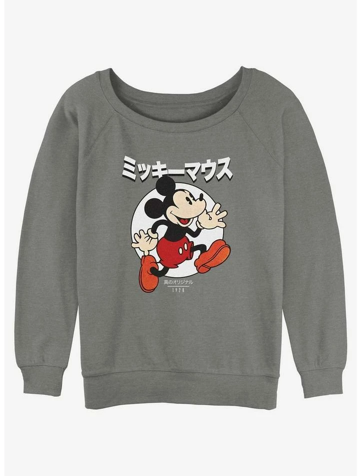 Budget π Disney Mickey Mouse Original Mouse in Japanese β¨ Girls Slouchy Sweatshirt β 1 Budget π Disney Mickey Mouse Original Mouse in Japanese β¨ Girls Slouchy Sweatshirt β