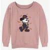 Buy 🎁 Disney Mickey Mouse Vampire Mickey Girls Slouchy Sweatshirt 🛒