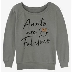 Cheap 👍 Disney Minnie Mouse Fab Aunt Girls Slouchy Sweatshirt ✔️