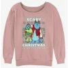 New ⌛ Disney Pixar Monsters University Scary Ugly 😀 Christmas Girls Slouchy Sweatshirt 😉