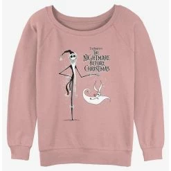 Coupon 🥰 Disney The Nightmare Before Christmas Jack and Zero Girls Slouchy Sweatshirt 😀